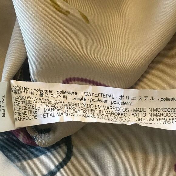 Zara Pastel Monkey Print Cropped Swing top Size S - Picture 10 of 13